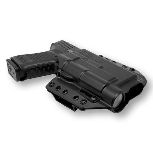 Funda BRAVO CONCEALMENT OWB Glock 17 para Linterna TLR1 - HL