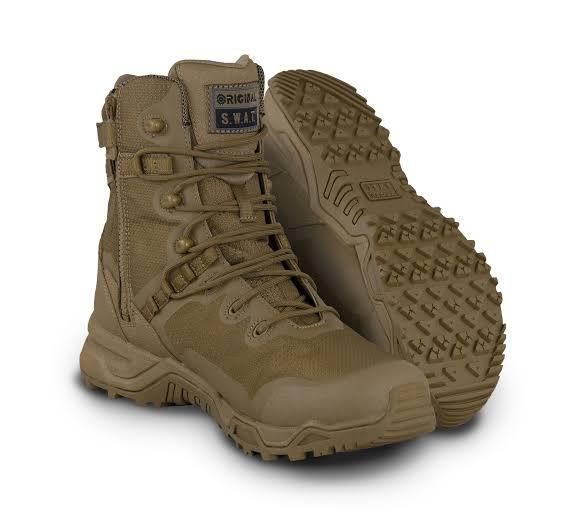 Botas ORIGINAL SWAT Alpha Fury con cierre (COYOTE) – TAP PERU