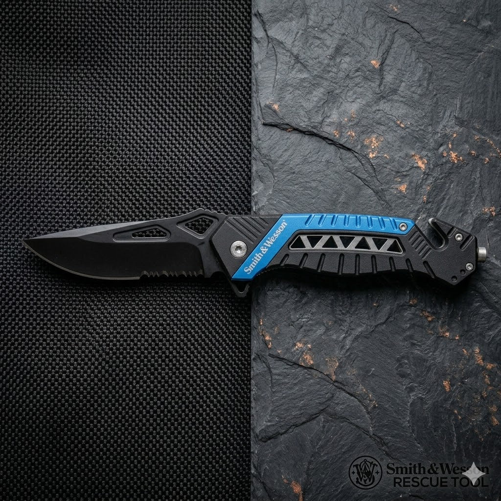 Navaja Liner Lock SMITH AND WESSON (AZUL)