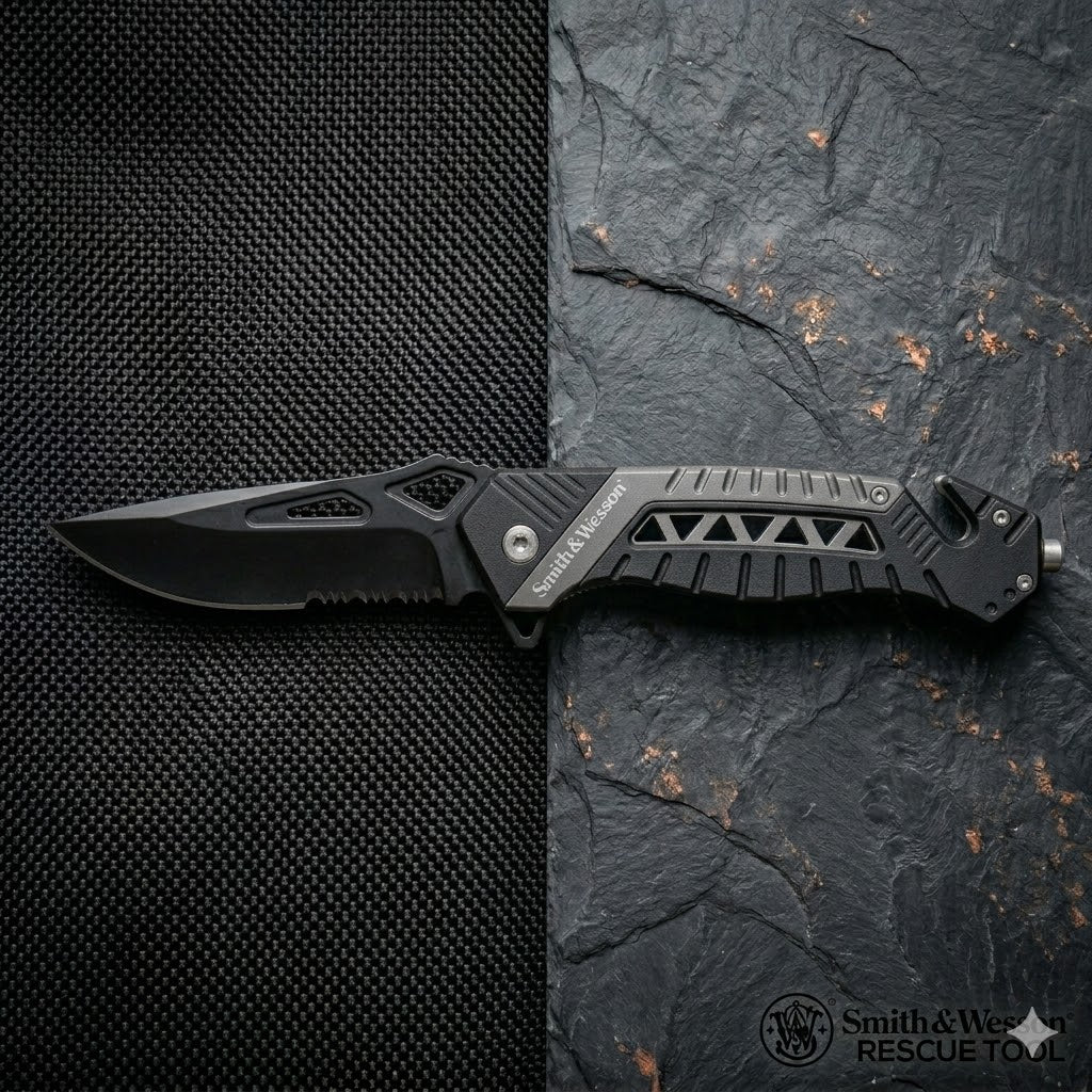 Navaja Plegable Liner Lock SMITH AND WESSON (PLOMO)