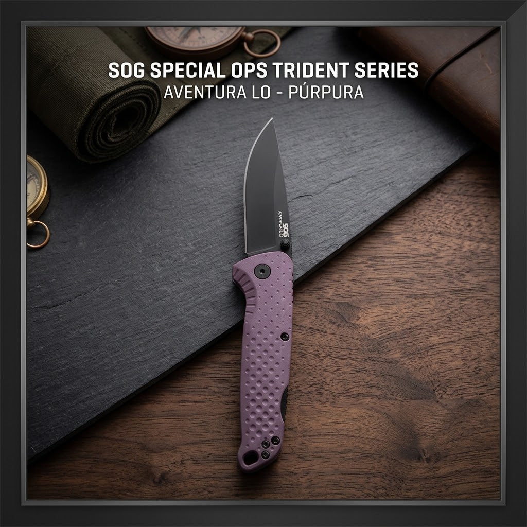 Navaja Adventure SOG (PURPURA)