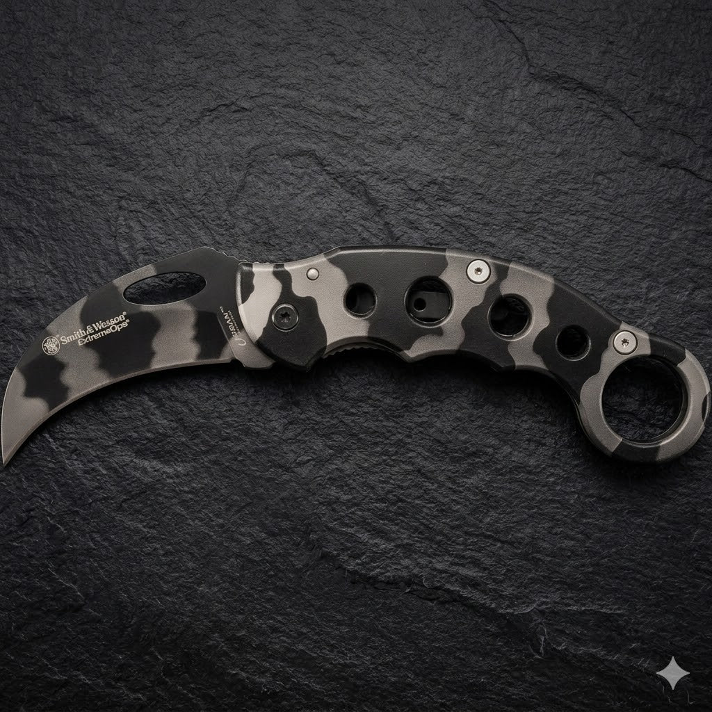 Navaja 5.1 in Hawkbill Urban Camo SMITH AND WESSON