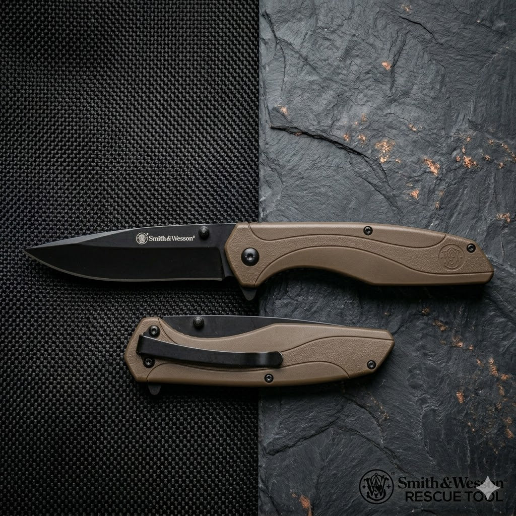 Navaja SW1103 Nylon SMITH AND WESSON (COYOTE)