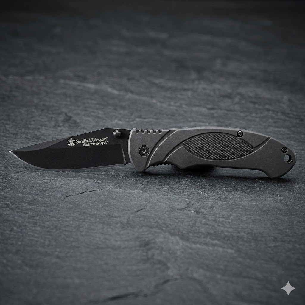 Navaja Extreme Ops SMITH AND WESSON (NEGRO)