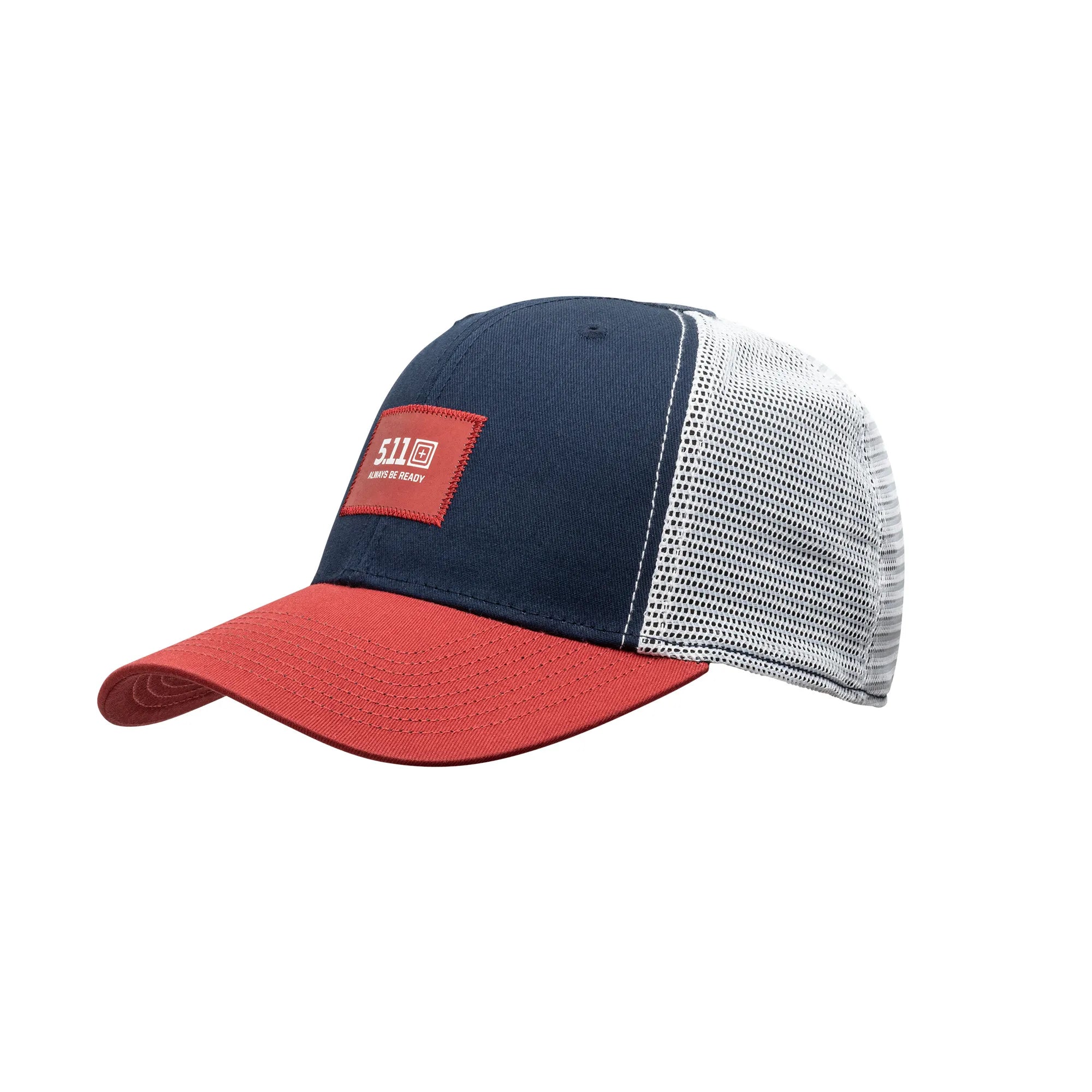 Gorra Legacy Box Trucker 5.11 Azul / Rojo