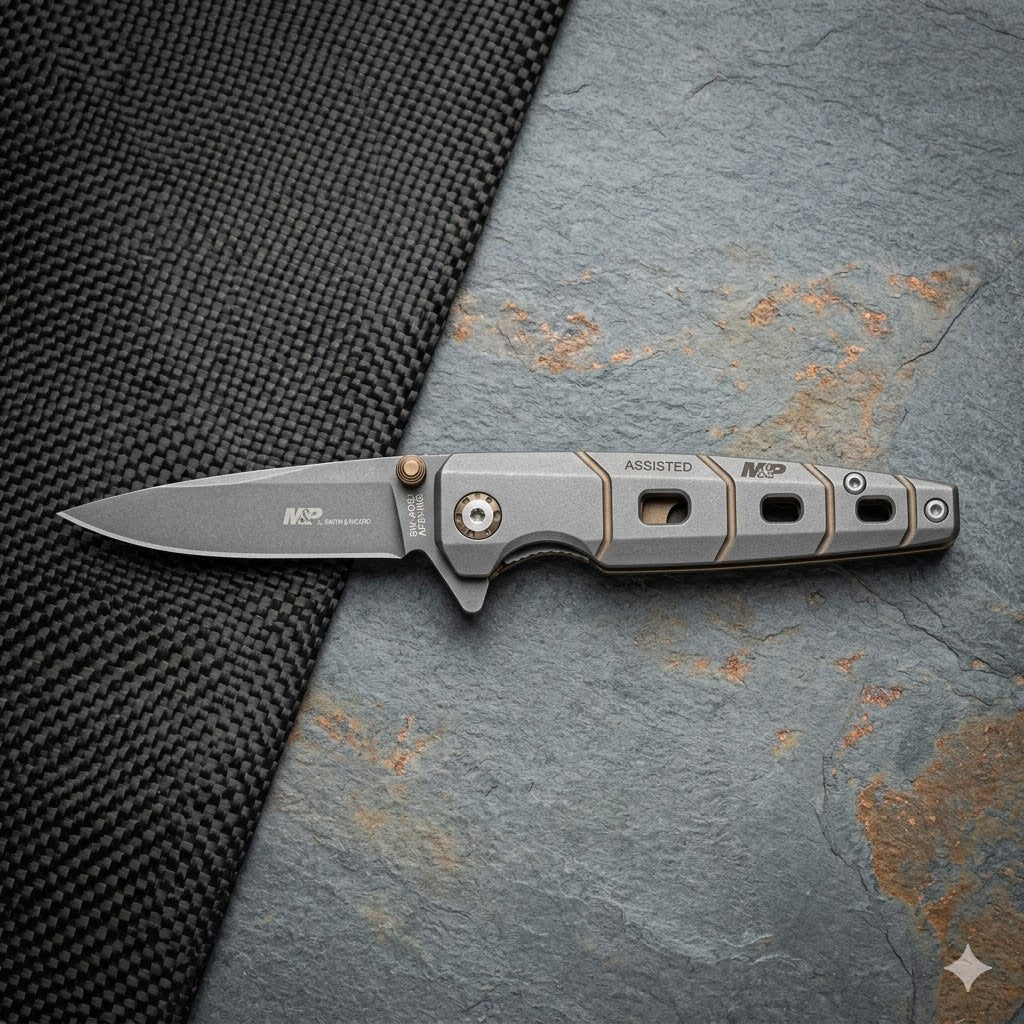 Navaja Bodyguard Ti & Grey SMITH AND WESSON