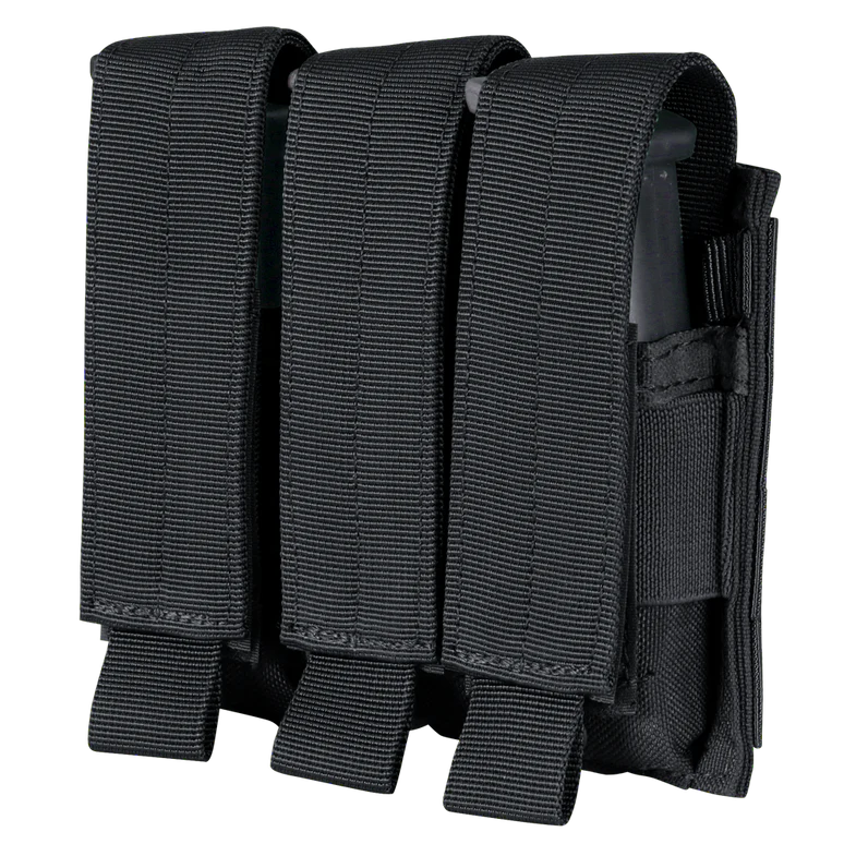 Porta Cacerina Triple CONDOR Negro