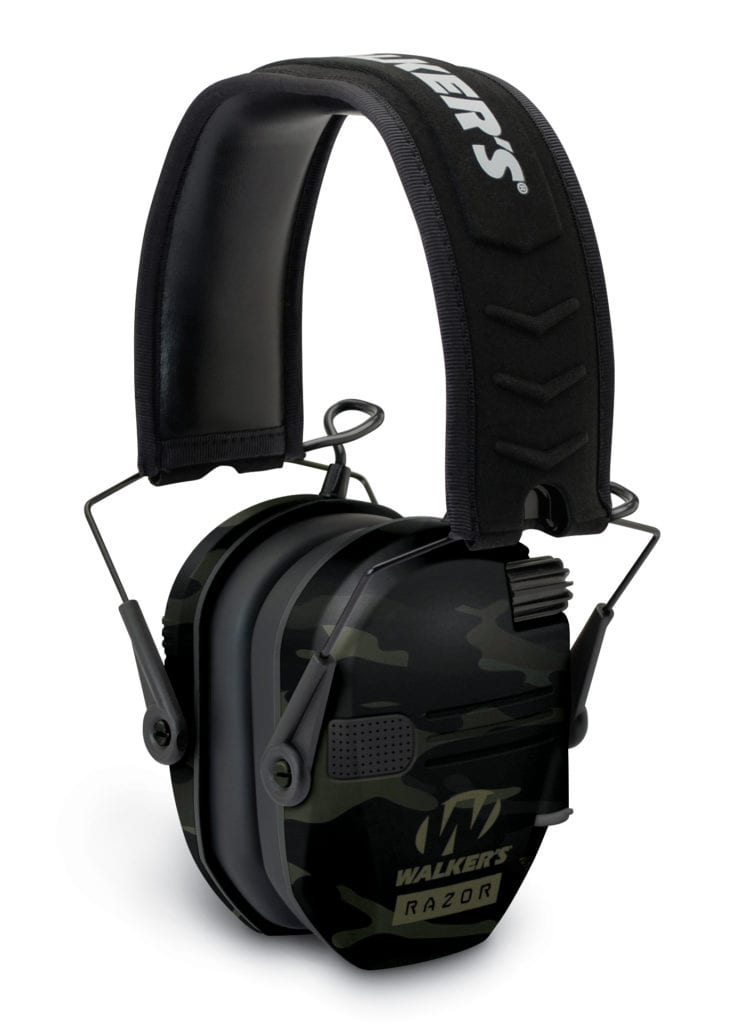 Tapaoidos Razor SLIM ELECTRONIC MUFFS MULTICAM BLACK
