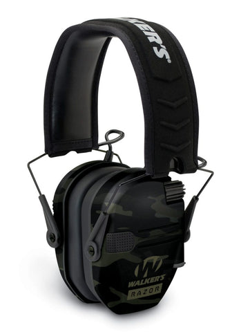 Tapaoidos Razor SLIM ELECTRONIC MUFFS MULTICAM BLACK