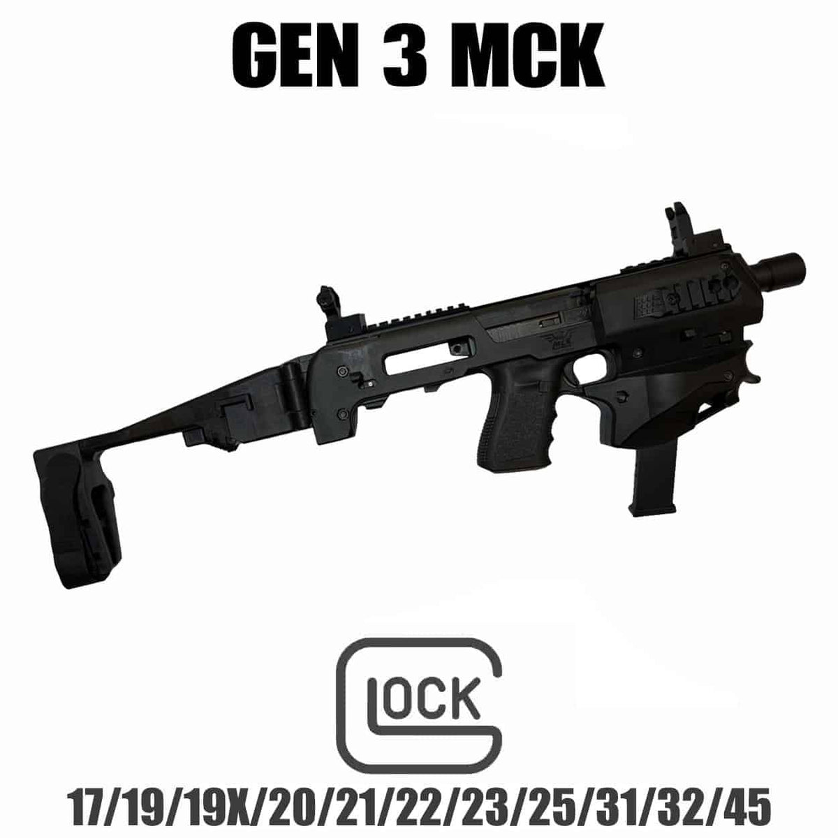 MCK 3.0 | GEN 3 MCK | MICRO CONVERSION KIT | GLOCK 17 / 19 / 19X / 20 / 21 / 22 / 23 / 25 / 31 / 32 / 45 / 47