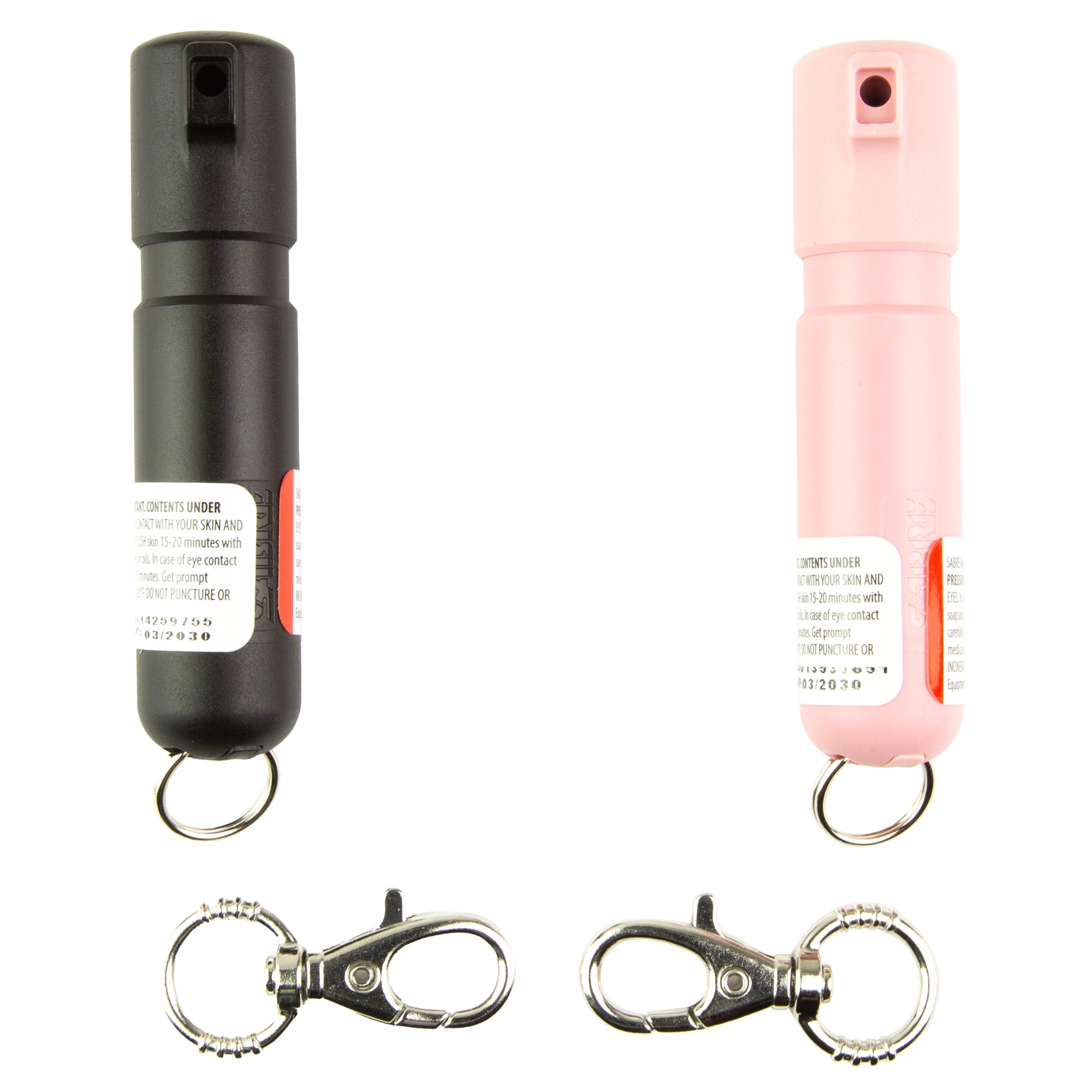 Combo 2 Gas Pimienta Spray SABRE (NEGRO / ROSA)