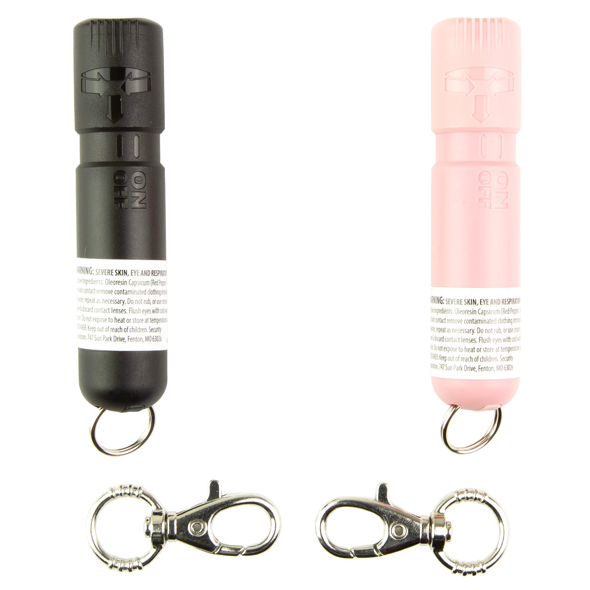 Combo 2 Gas Pimienta Spray SABRE (NEGRO / ROSA)