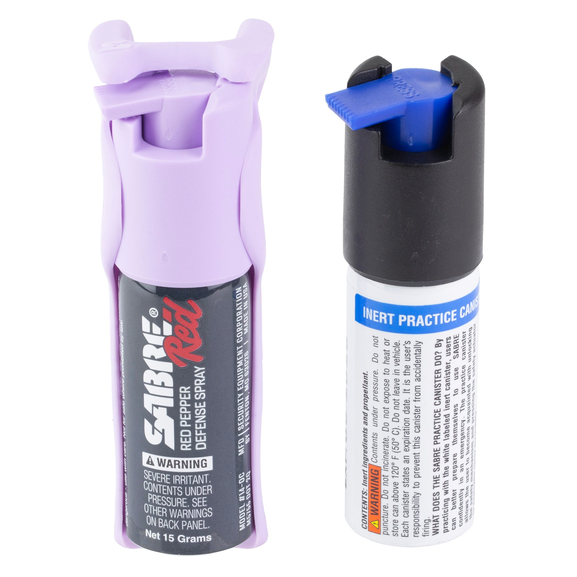 Gas Pimienta Spray con Agarre SABRE (LILA)