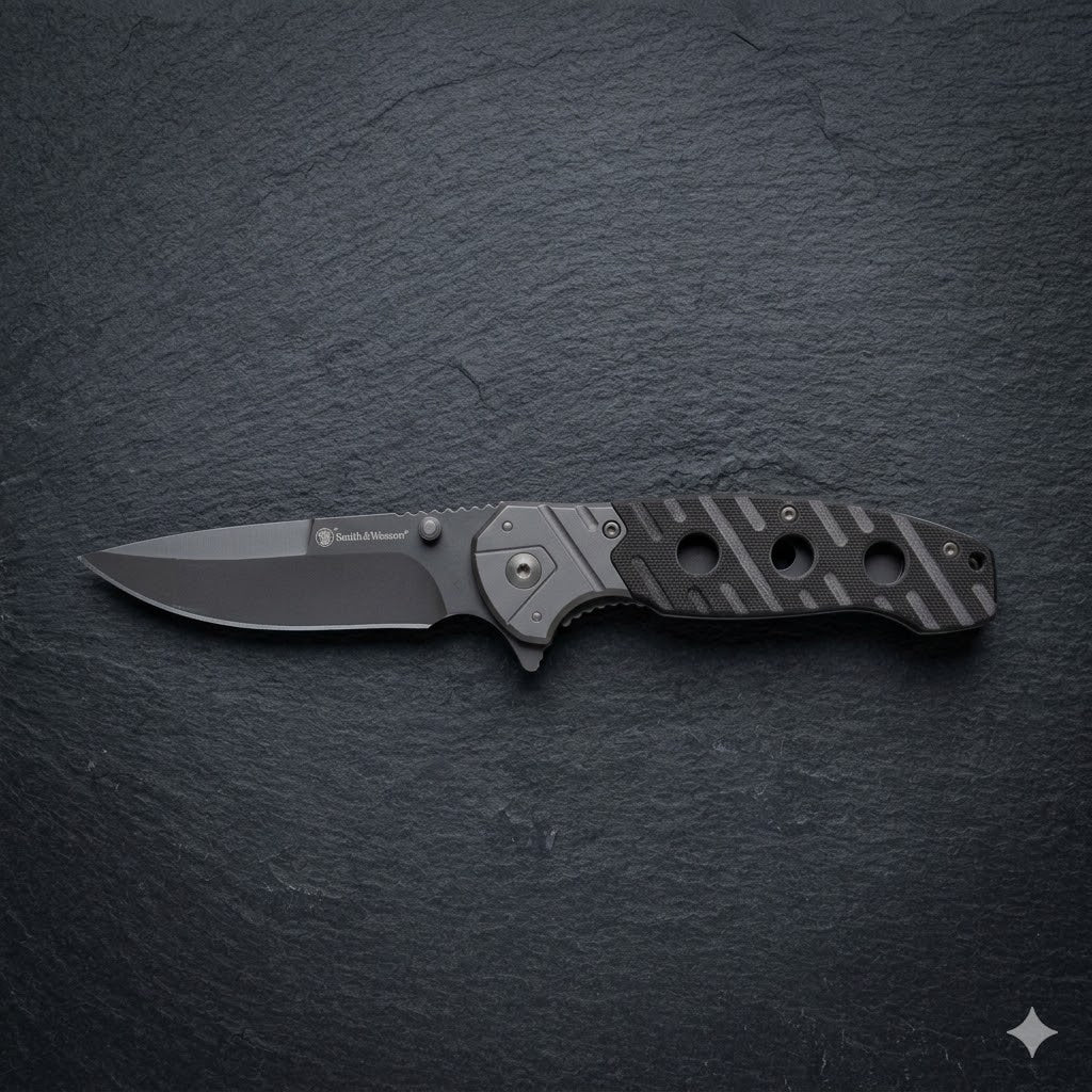 Navaja Plegado de Clip con G10 Ti SMITH AND WESSON