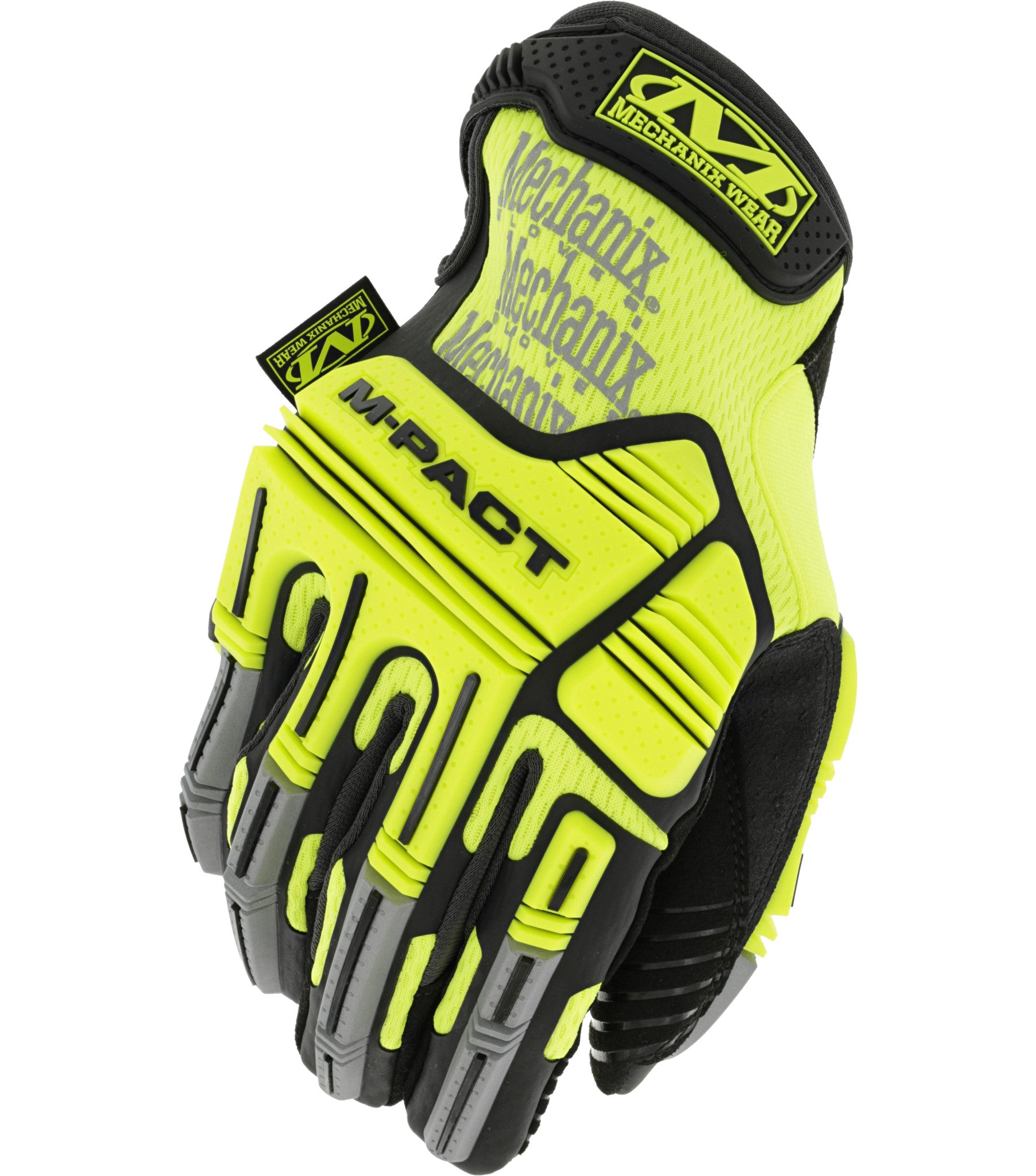 Guantes HI-VIZ M-Pact Glove MECHANIX WEAR (Amarillo / Negro)