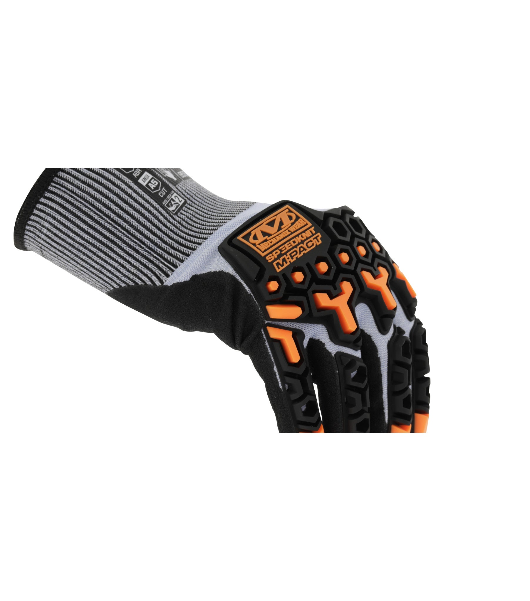 Guantes SpeedKnit MECHANIX WEAR (NEGRO / NARANJA)