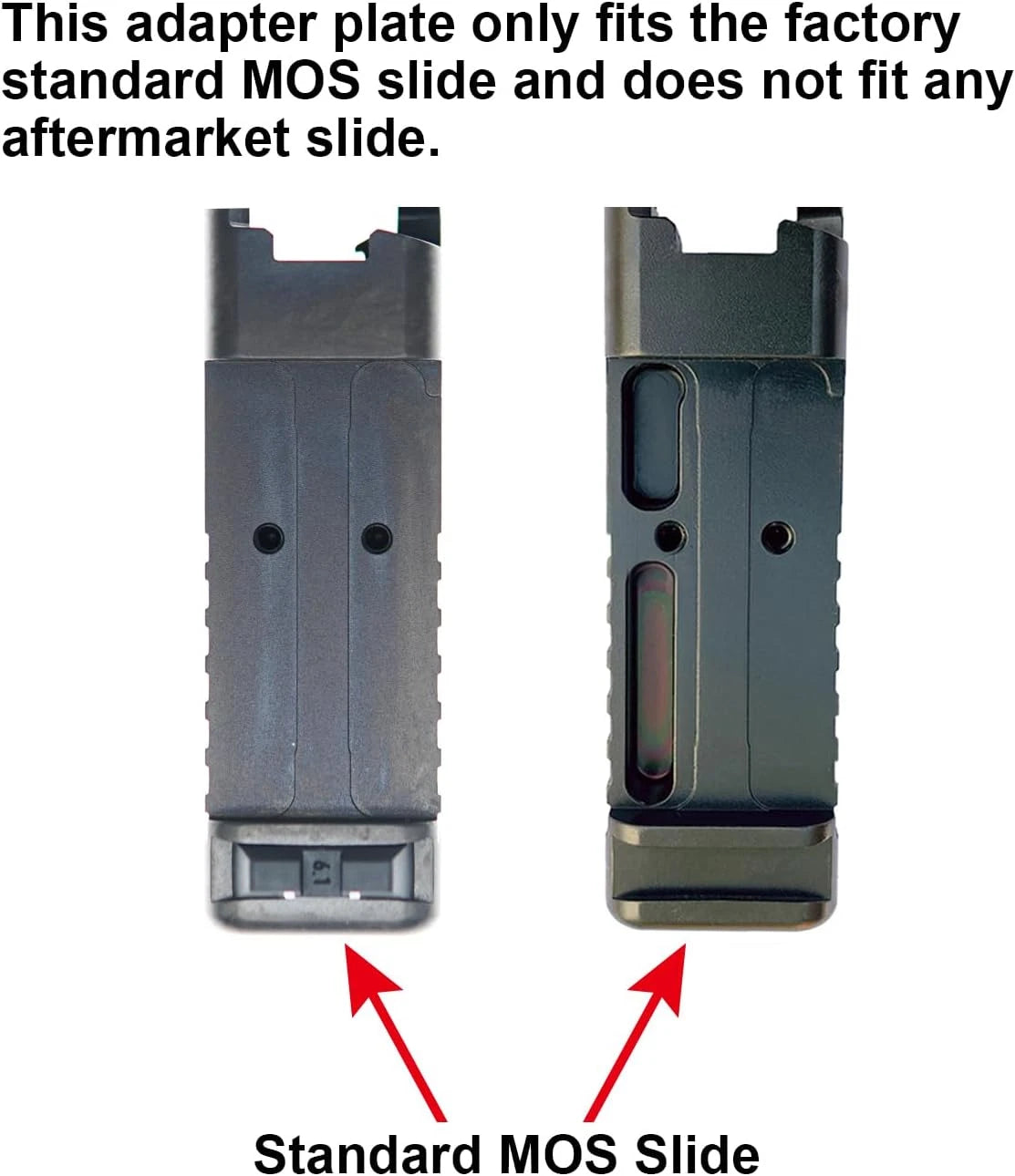 Placa Adaptadora de Titanio DPP Glock 17/19 MOS
