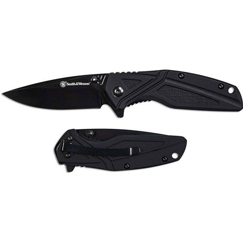 Navaja Negro Frotar Alumbre SW1101 SMITH AND WESSON 0122