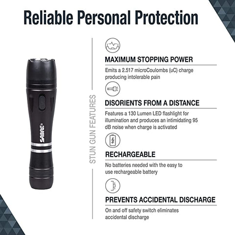 Linterna Electroshock SABRE