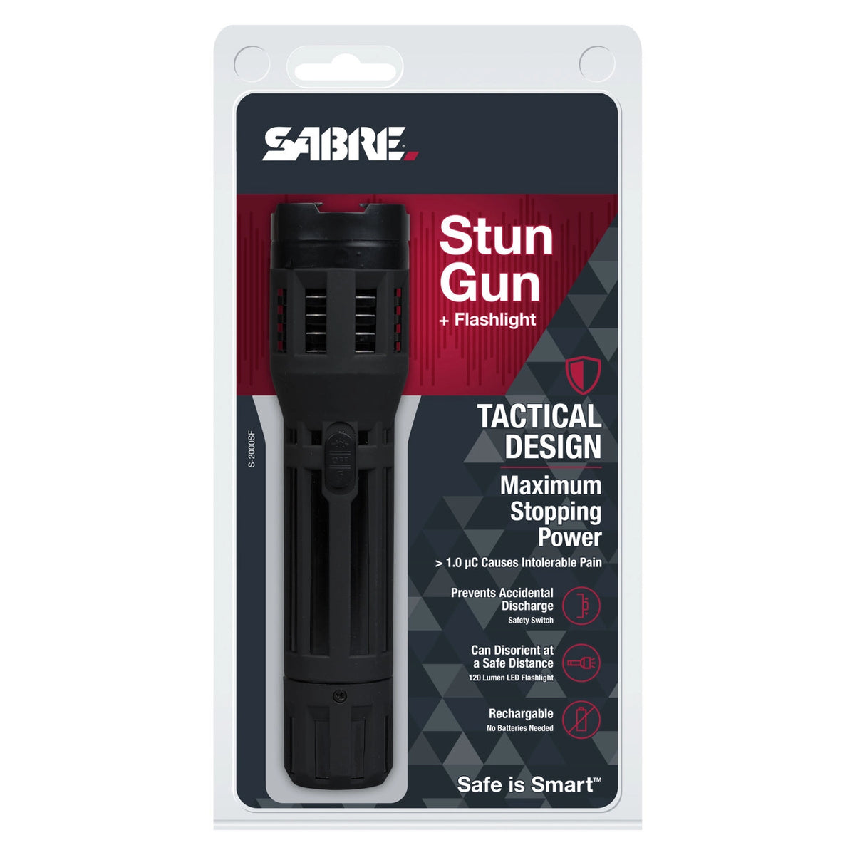 Linterna SABRE STUN GUN S-2000SF