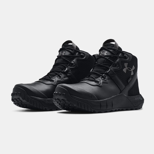 Botas UNDER ARMOUR Micro G Valsetz Mid Leather Waterproof 6" NEGRA